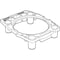 Rubbermaid Commercial Rim Caddy, 26-1/2"x32-1/2"x6-3/4", Yellow RCP9W8700YW - alternate 2